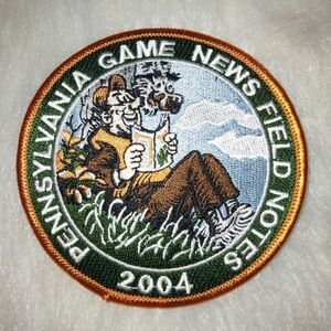 PATCH Pennsylvania Game News Field Notes Embroidered Patch 2004